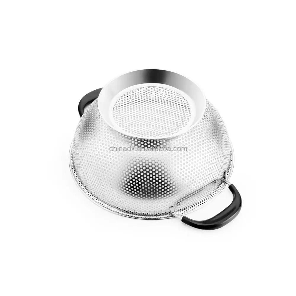 
Stainless Steel Professional Strainer w/ Large Stable Base 