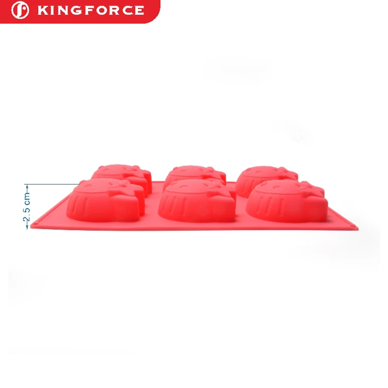 Kingforce non stick food quanlity silicone cake mold chocolate mold for cake