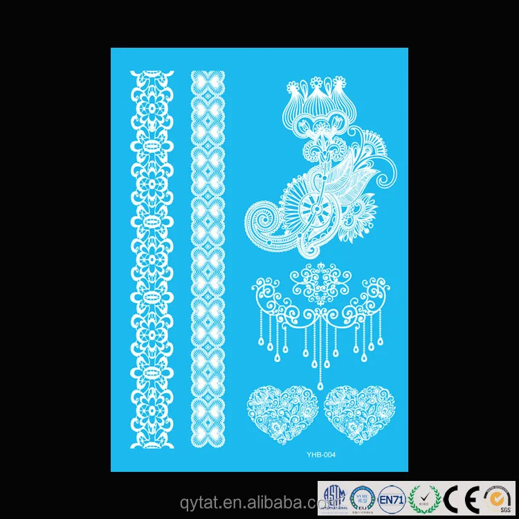 Personalized Cosmetic Standard Fashionable Glamorous Naked Woman Body Art Flash Henna Tattoo