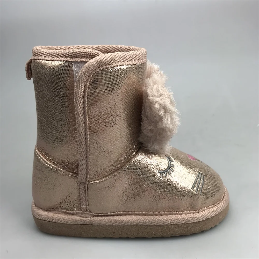 Manufacture Pretty Cartoon Kids Winter Warm Boots