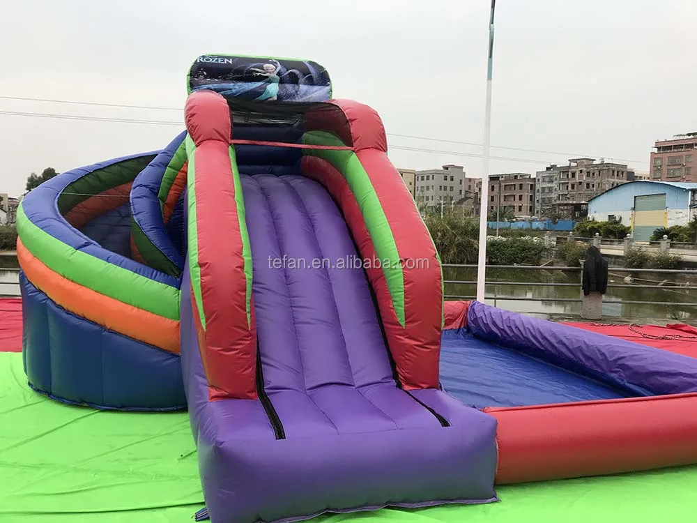 Giant bouncing castle inflatable bouncer air slide for kids