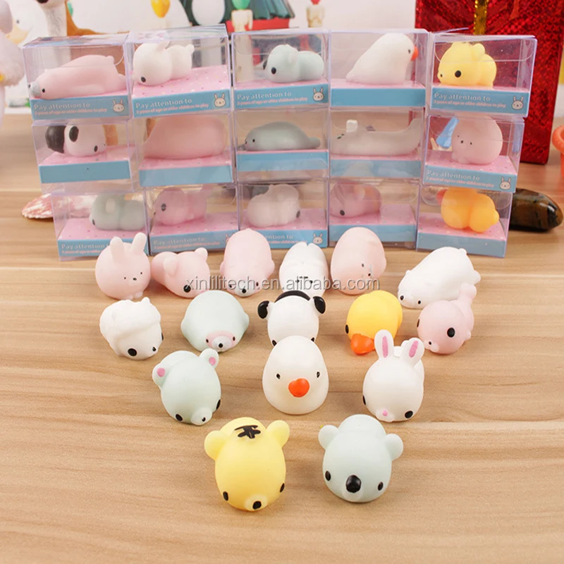 
Squishy Phone Straps for iPhone Cute Mini Soft Silicone Squishy Toy Finger Pinch Squeeze Toy 