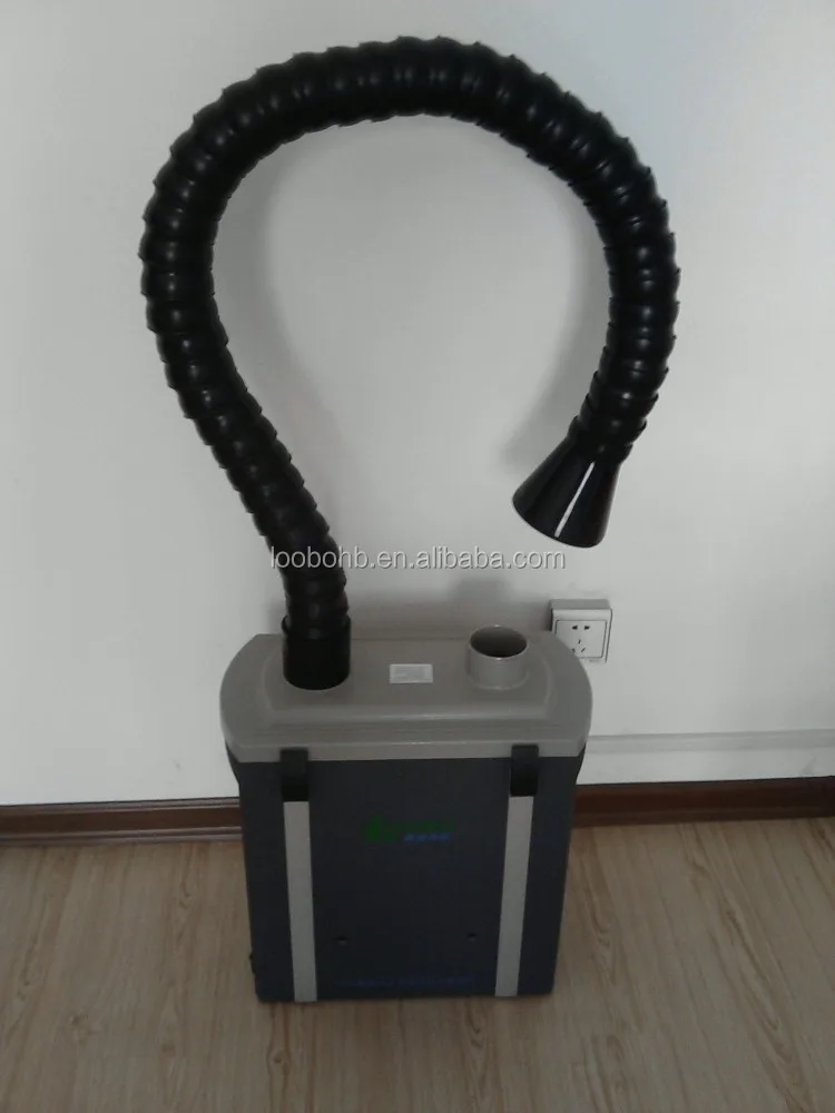 Mini size laser smoke suction filter/solder smoke suction unit/laser fume extractor