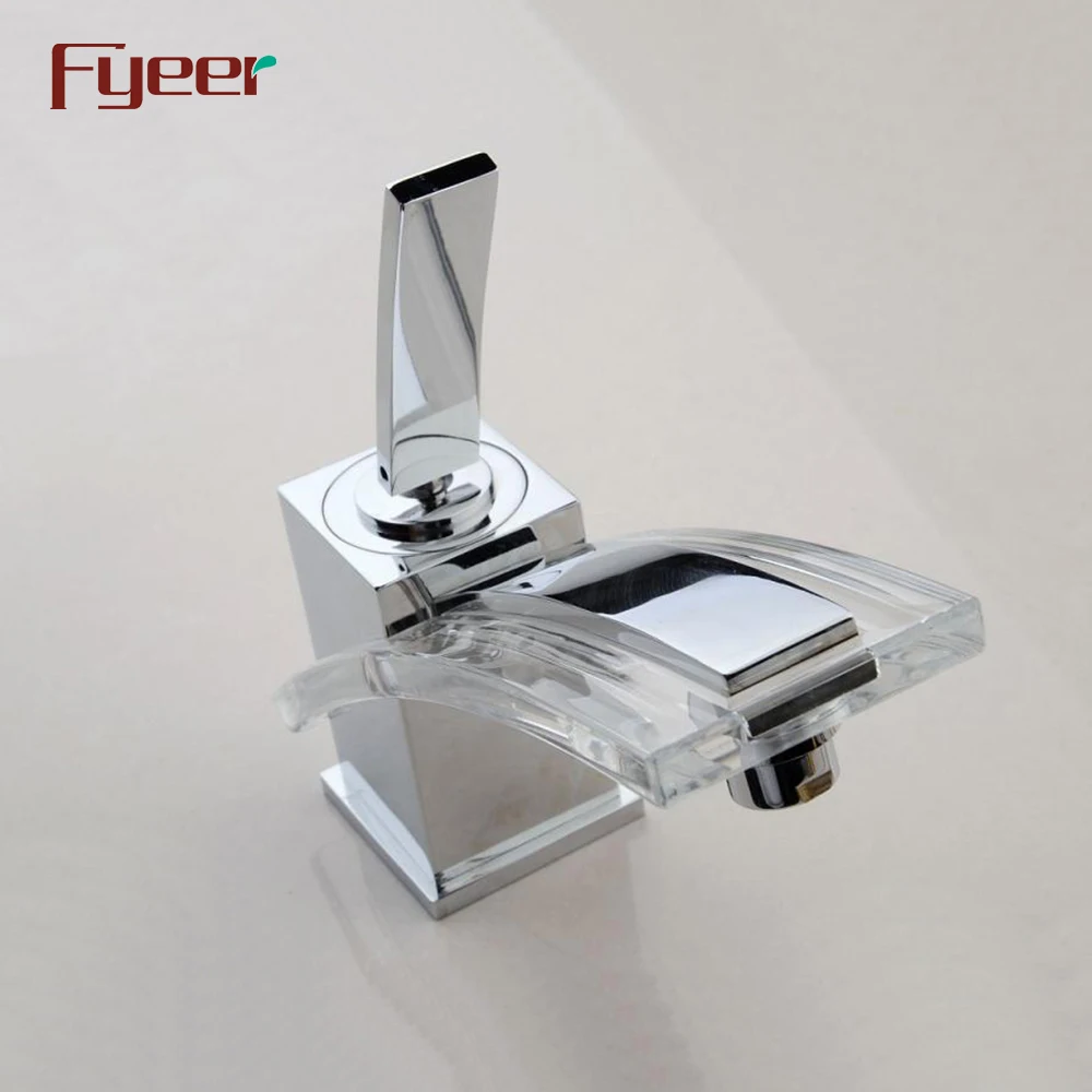 Fyeer Attractive Bathroom Glass Basin Mixer Tap