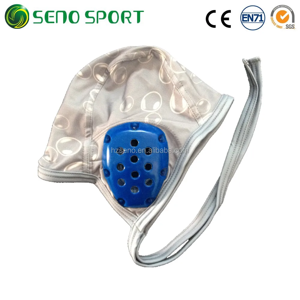Custom Durable Material Water Polo Caps With Plastic Ear Guard