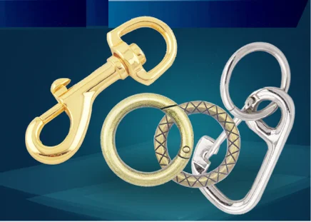 
Factory price metal D ring buckle clasp snap hook for luggage bag shoe belt 