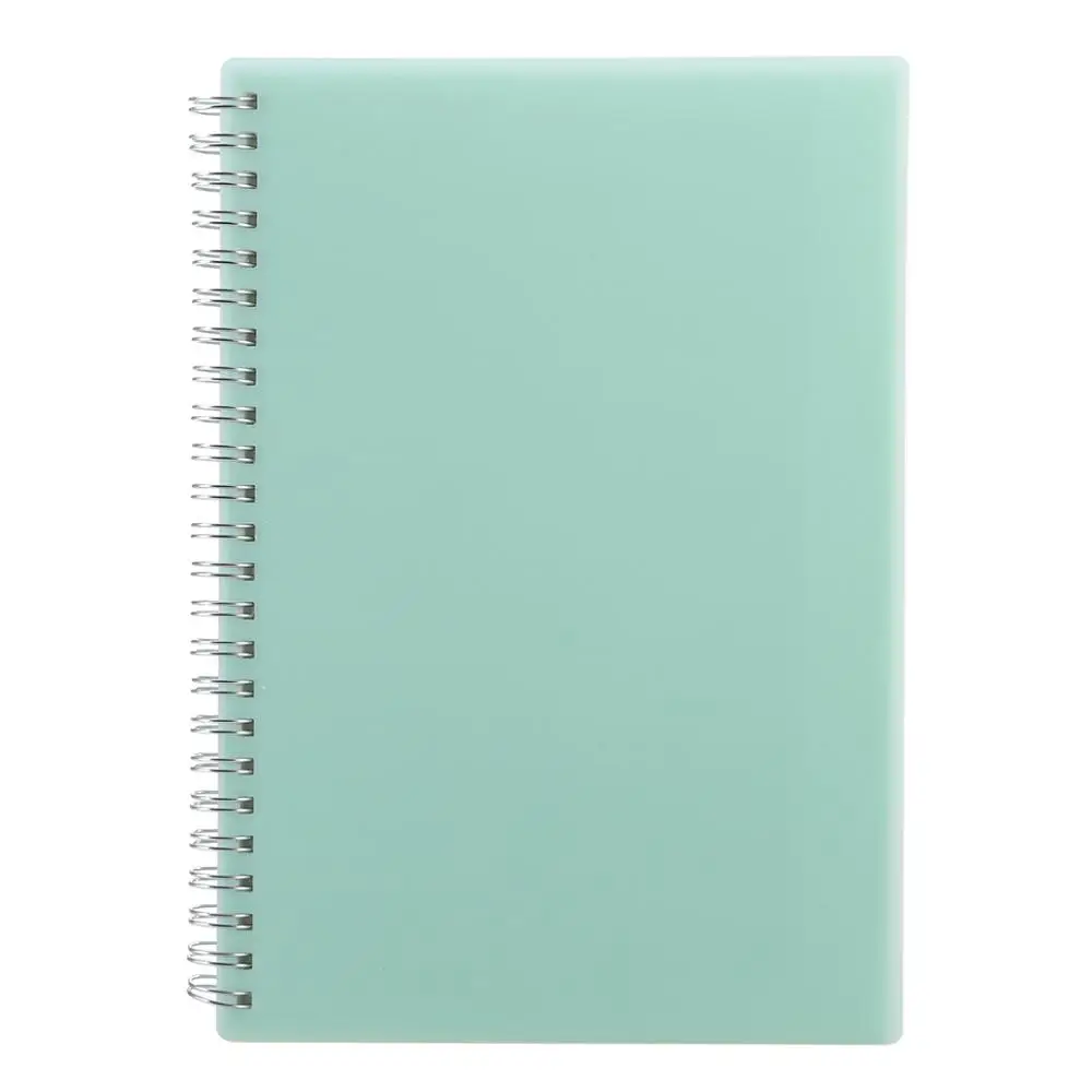A4/A5 wholesale  PP plastic notebook cover fancy spiral B5 notebooks custom printing logo planner dairy school books