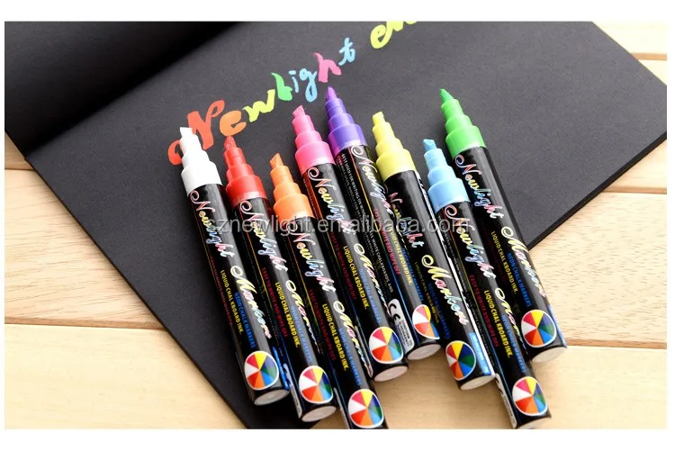 Fluorescent Marker Pen for LED Writing Board/Neon color LED writing board pen/liquid pen