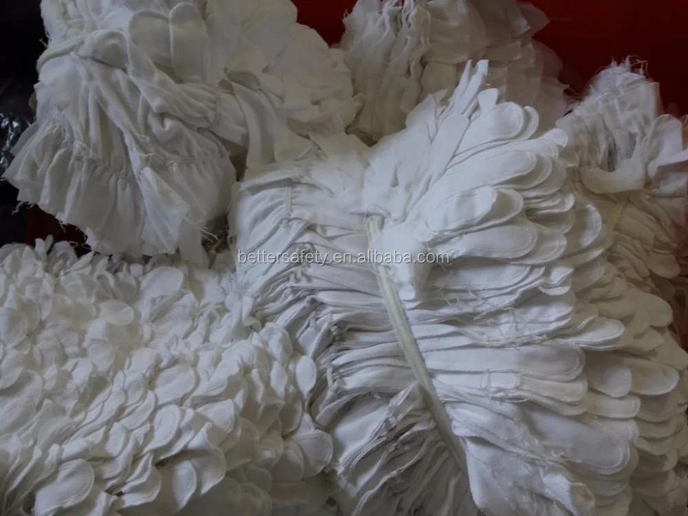 Wholesale High Quality 100% Bleach White Cotton Gloves for Parade From China