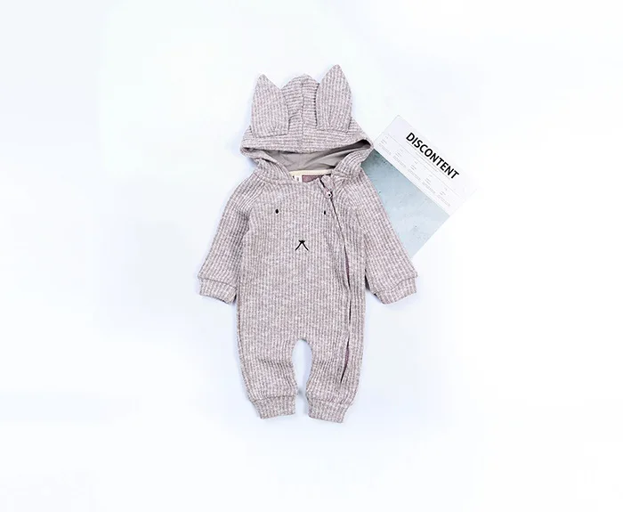 Осенняя хлопковая детская одежда, новинка 2018 года, комбинезон для маленьких мальчиков и девочек, Повседневная зимняя одежда