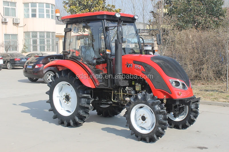 Agricultural Tractor with Front End Loader and Excavator