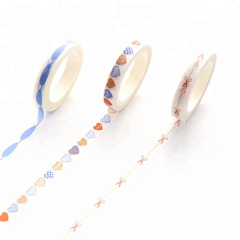 Learning & Office stationery Washi tape Fine decoration segmenting line Diaries sticker decoration Tearing no mark album