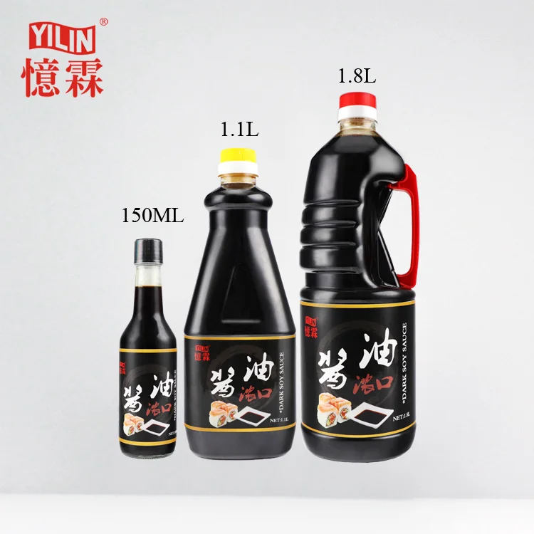 1.1L  Japanese sushi dark soy sauce with OEM-Private Label