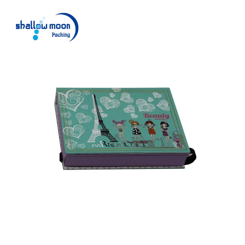 
Wholesale Luxury empty custom logo makeup palette/Paper box palete for makeup packaging/Cardboard eyeshadow 