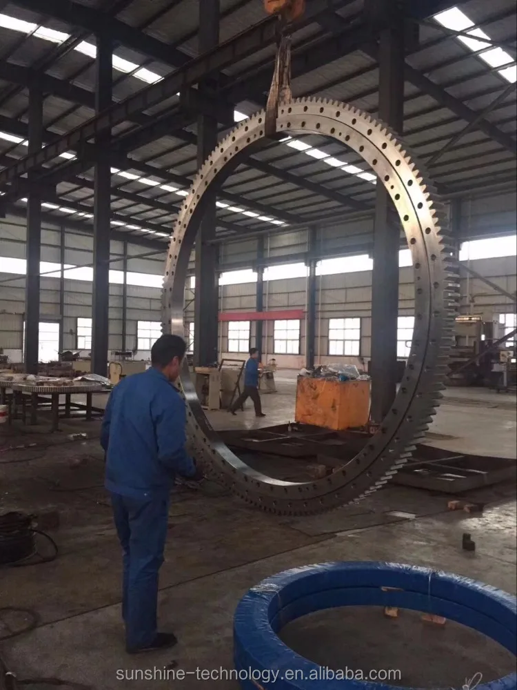 Metal gears small slewing ring bearings  price with gear