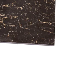 Puletty Series 60X60 Industrial Sublimation Gloss Black Ceramic Tile