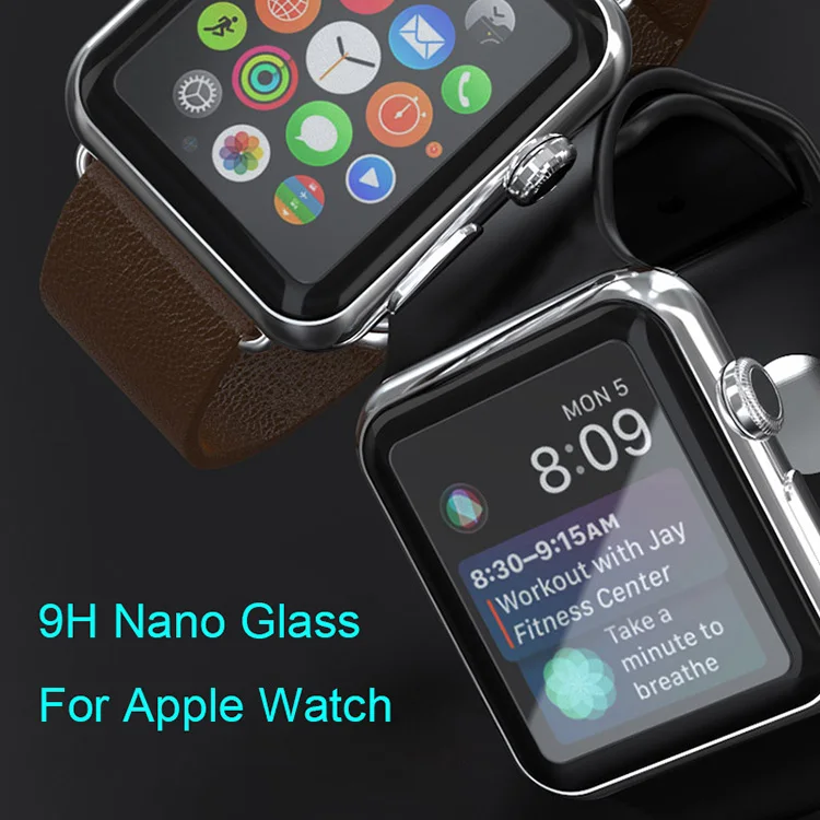 3D Full Size Smart Watches 40mm Protective film 9H Nano Flexible Tempered Glass Screen Protector For Watch 44mm