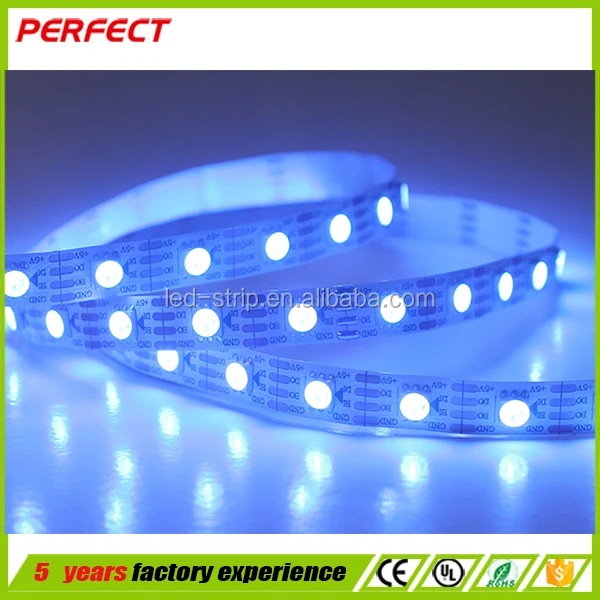 10 шт./м Белый PCB цифровой rgb smd5050 пикселей ws2812b 144 светодиодов изменение цвета светодиодные