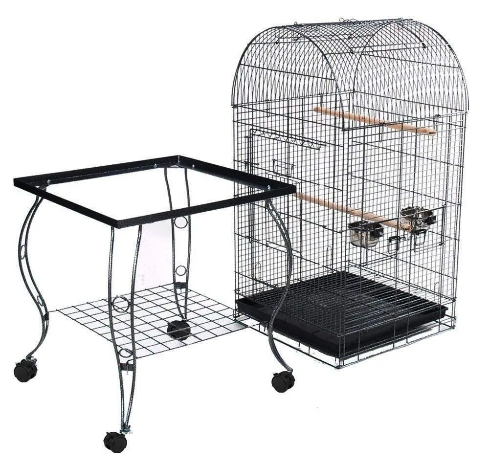 Fancy Bird Cage Parrot Pigeon Cages Bird Feeding Cages With wheel