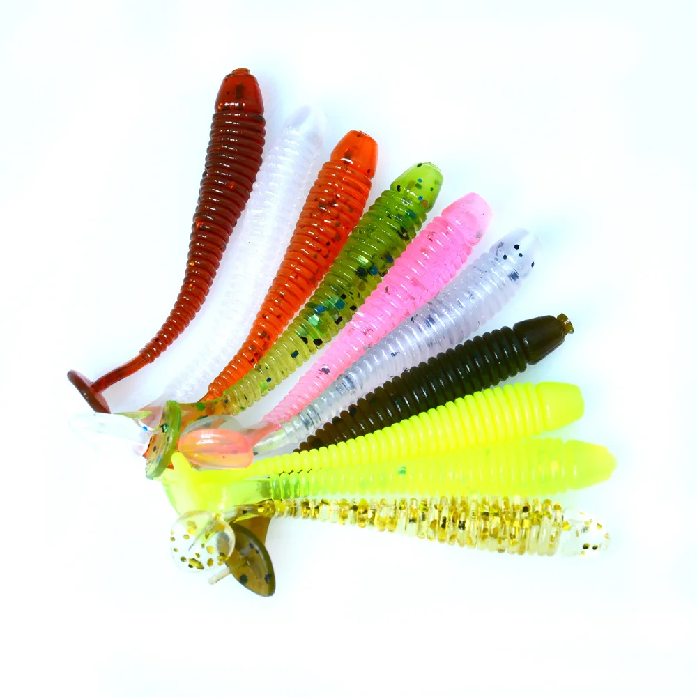 Drop ship Fishing Lures 4.5cm 0.6g Artificial Baits Wobblers Soft Lures Shad Carp Silicone Fishing Soft Baits Tackle