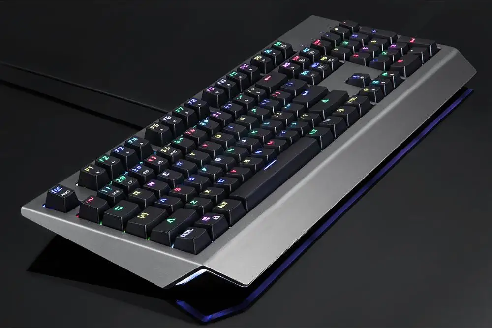 104-key Wired Computer Accessories Gaming Keyboard with Full Mechanical Keys