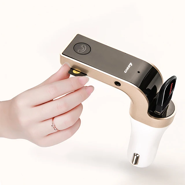 GXYKIT  Car MP3 Audio Player Bluetooth Car Kit wireless FM Transmitter aux Handsfree Calling USB phoneCharger car G7