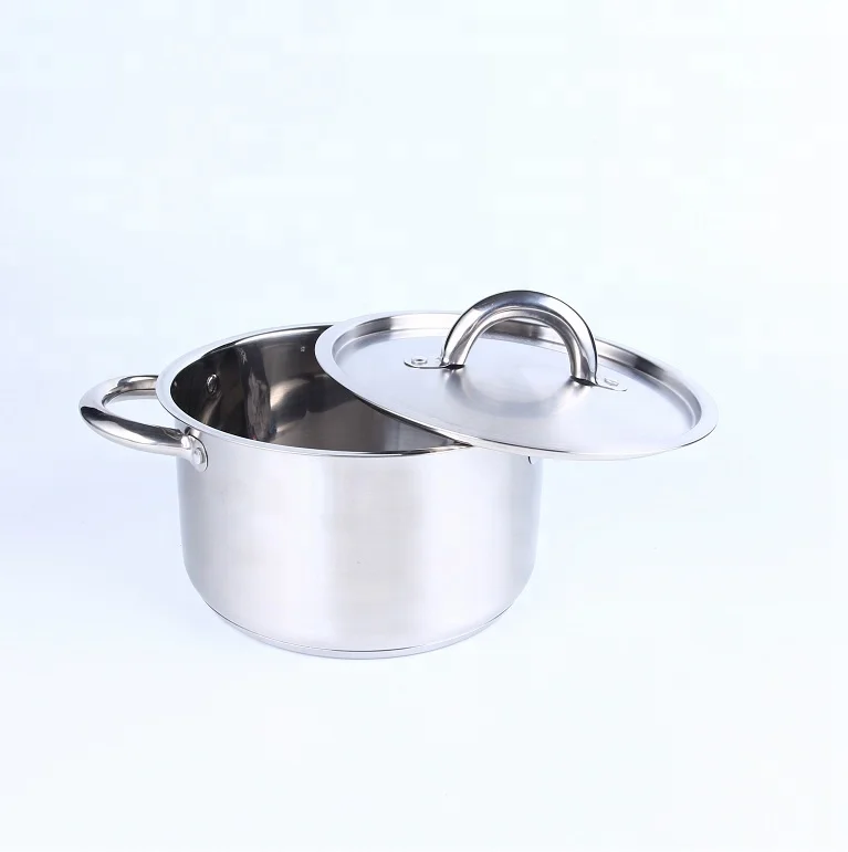 Free Sample Cook Ware Cookware Cocina Olla De Caserole Cooking Pots Camping Stainless Steel Frying Pan Casserole Kitchen Pot Set