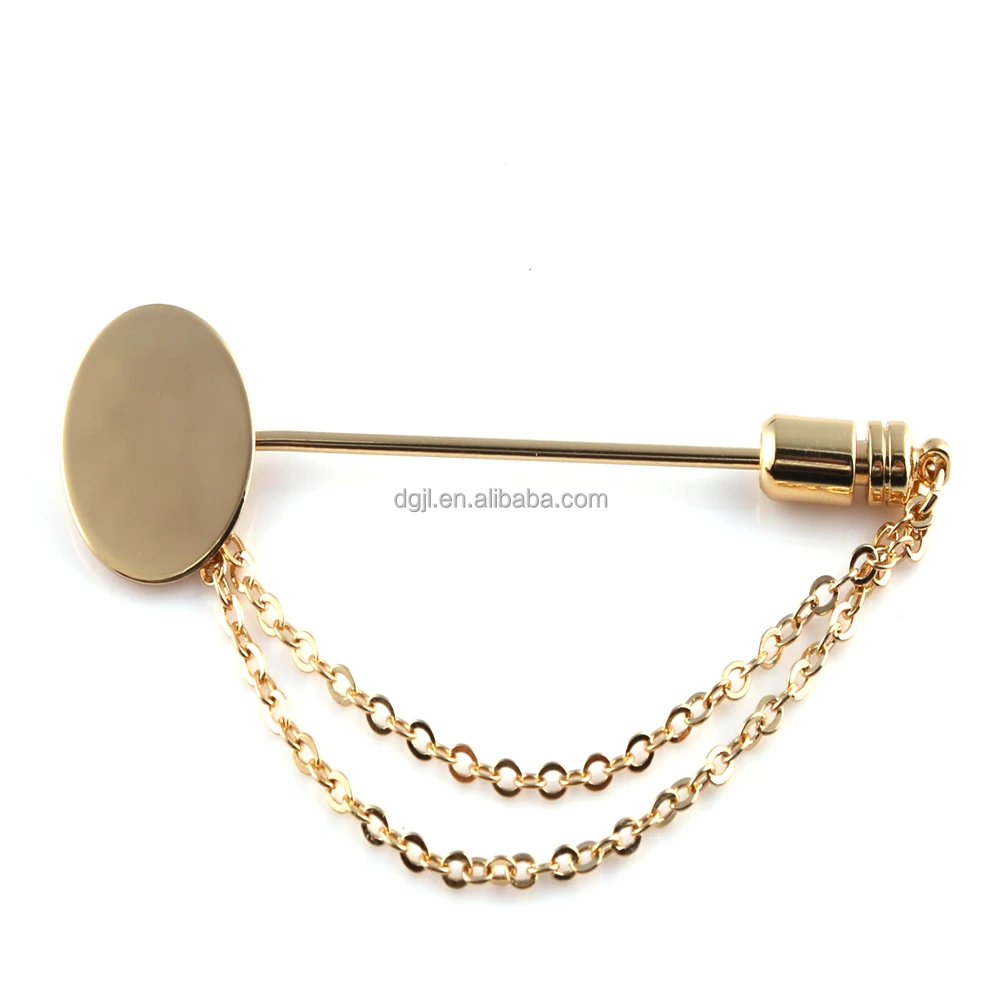 Gold Plated Brooch Pins for DIY Wedding Bridal Bouquets