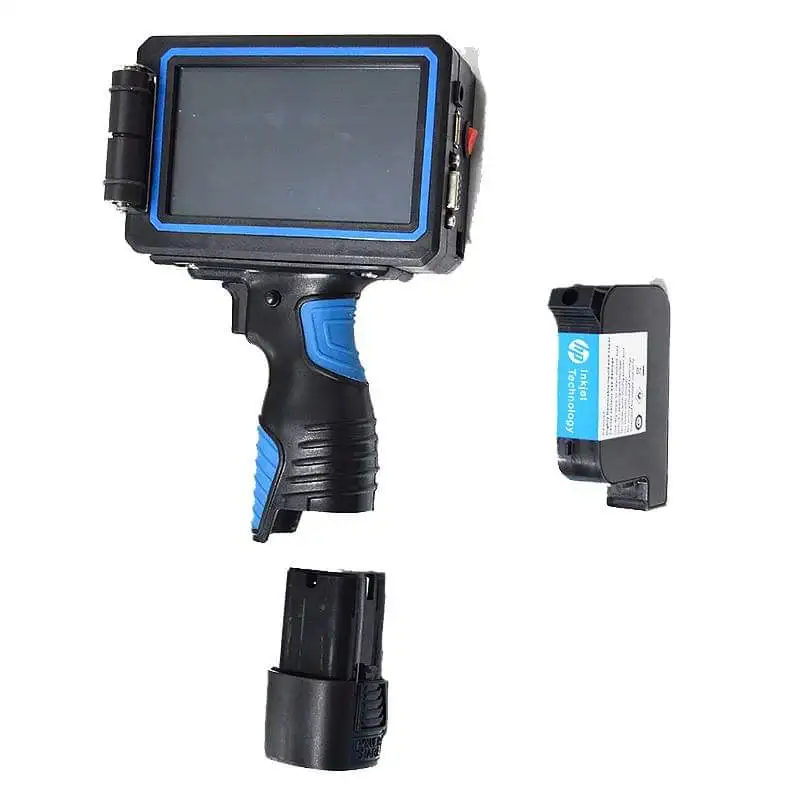 Mini Portable Handheld Printer Ink-jet Printer QR Bar Code Digital Printing Machine on Paper, Carton, Glass, Steel, Stone Board