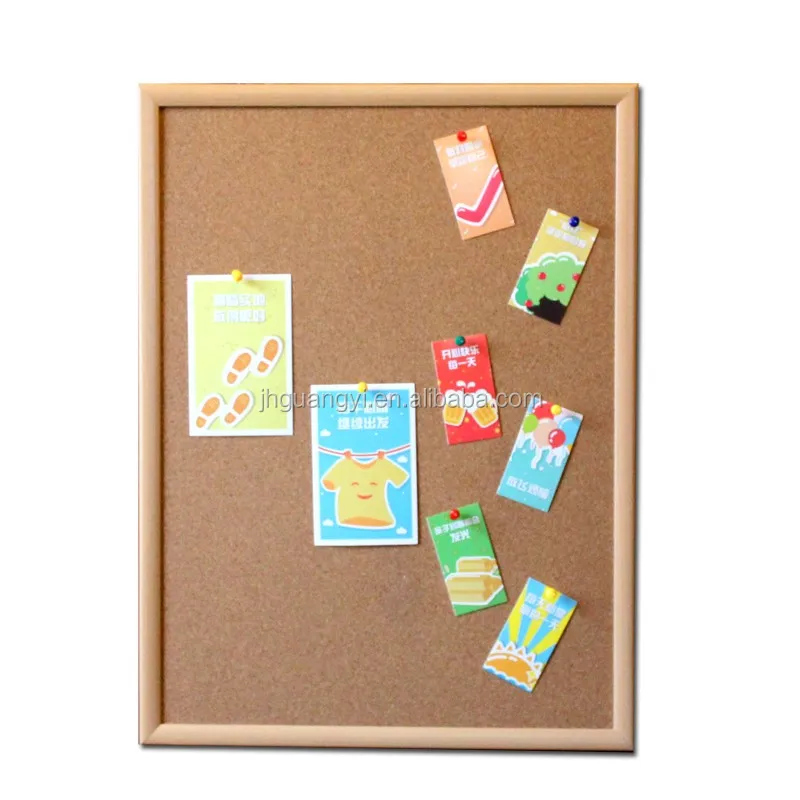 Поставщик завода оптовый магазин сообщение уведомления пробковая доска с рамкой МДФ