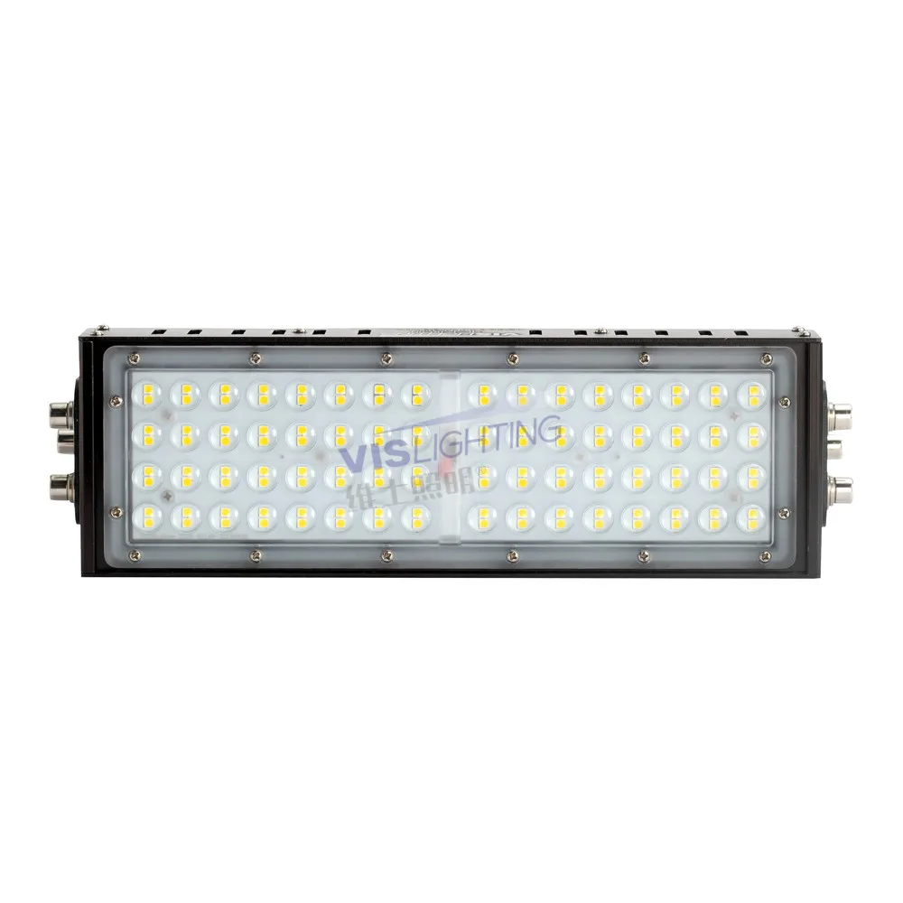 Ultra Slim Module IP65 Outdoor Projector Lamps DMX Novex Led Flood Light Rgb 10000 Lumens 100w PC Soccer Police Light Theme Park