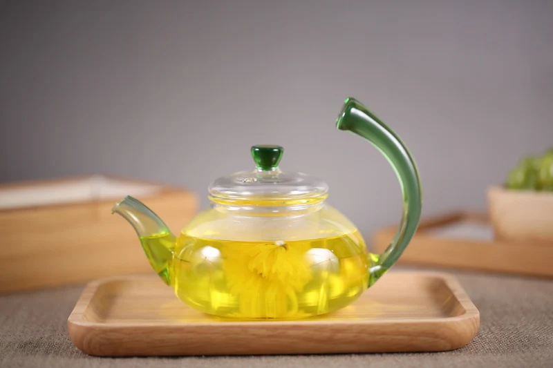 
650ml Heat Resistant Borosilicate Glass Teapot 