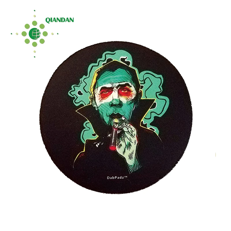 Пользовательские антипригарным силиконовые стекловолокна dab Pad Rig концентрат травы dab коврик