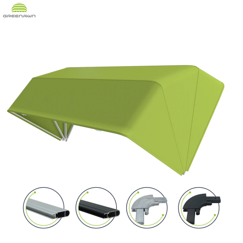 Greenawn GR310 French Style Window Awnings  Decorative Dutch Canopy Awning