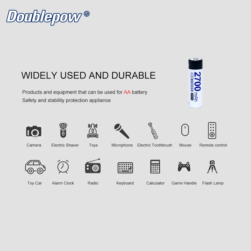 Шэньчжэнь 1,2 v 2700mah nimh aa перезаряжаемая батарея