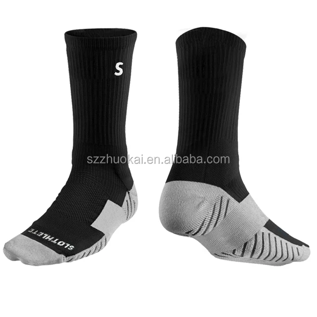 China Sock Manufacturer Breathable cotton cushion elite men custom logo sport socks