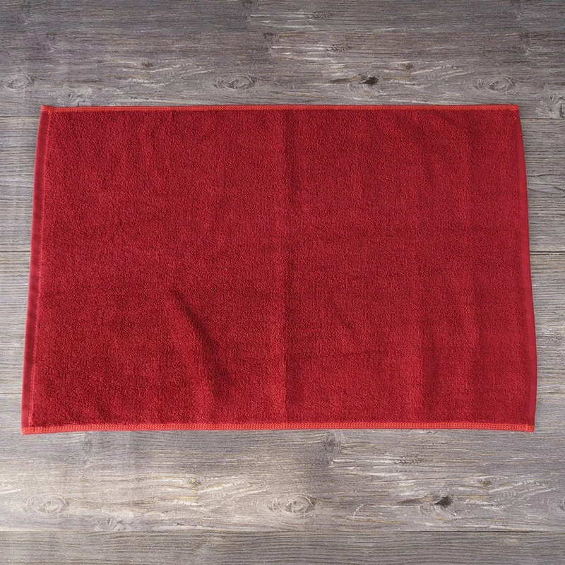 Bleach Proof SPA Barbershop 40x80cm Black 100% Cotton Hair Salon Towel for Beauty Gym Sports with Custom Logo