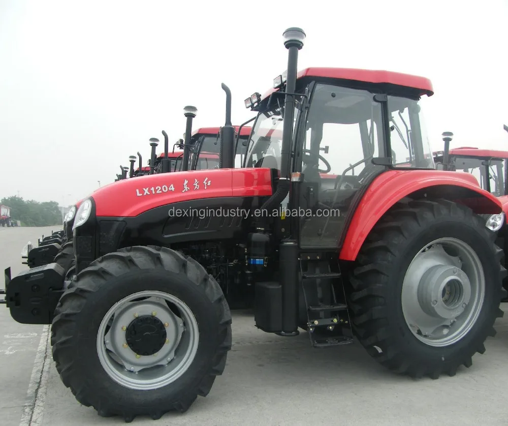 Factory supply best quality YTO 1204 120hp tractor with 6 cylinder diesel engine