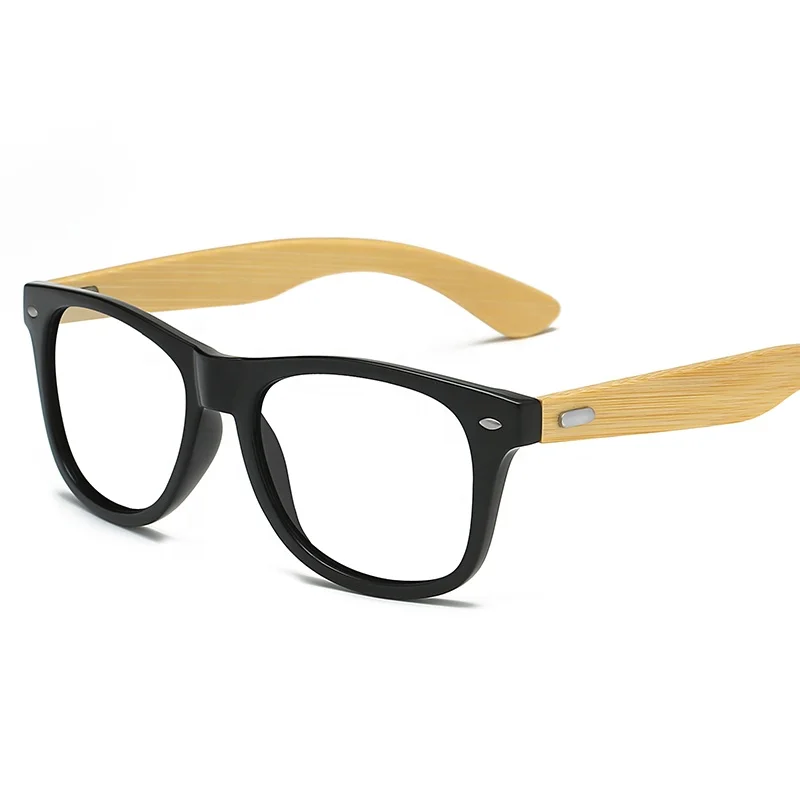 2020 Ready Goods High Quality OEM Logo Women Wholesale Men Wooden Optical Glasses Bamboo Spectacle Eyeglasses Frames 1501C