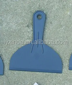 different color plastic putty knife, plastic blade scraper, hand tools