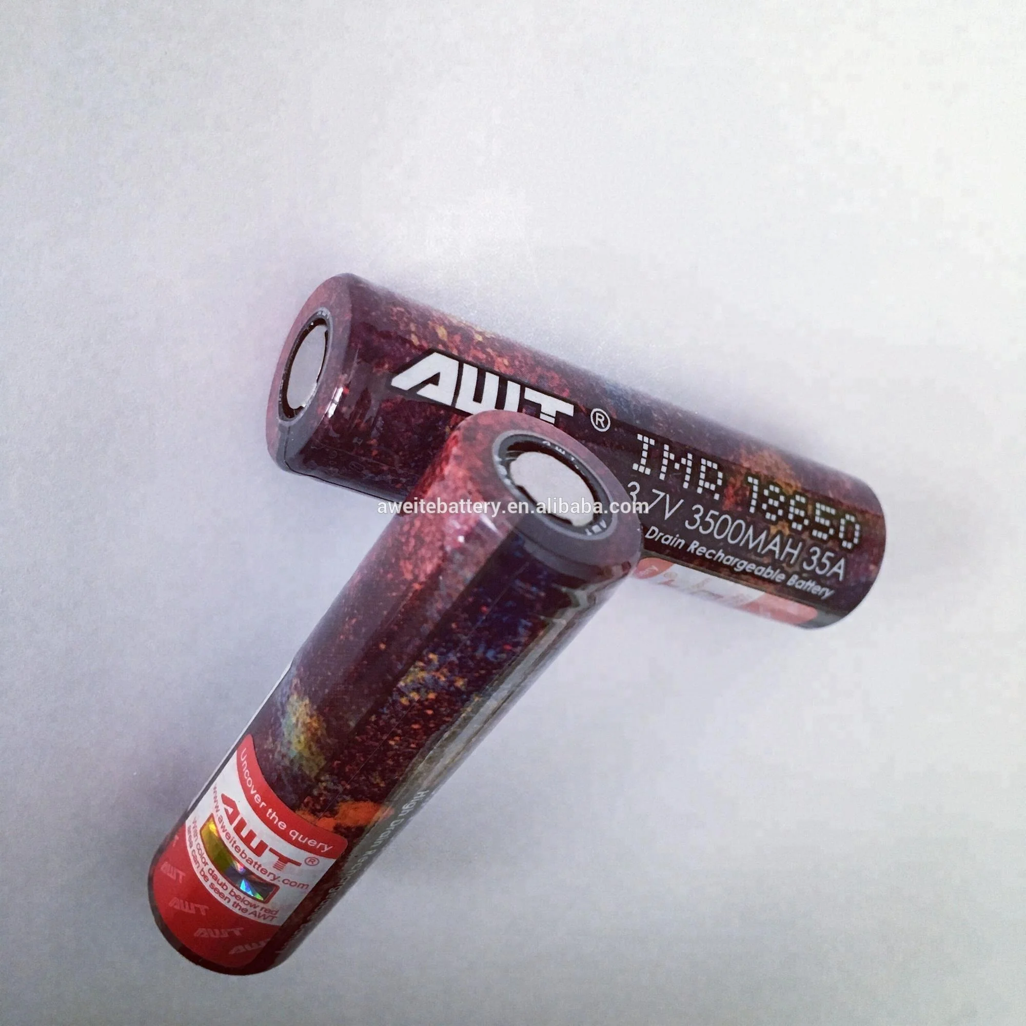 
AWT Authentic Rainbow 3500mAh lithium ion batteries for vape mod k100 k200 