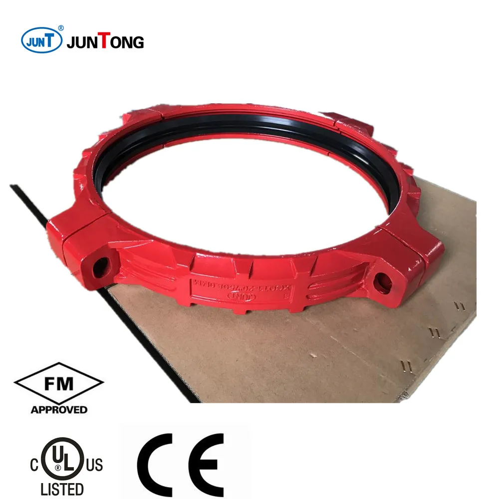 FM Approved Ductile Iron Grooved couplings and Fittings Flexible coupling