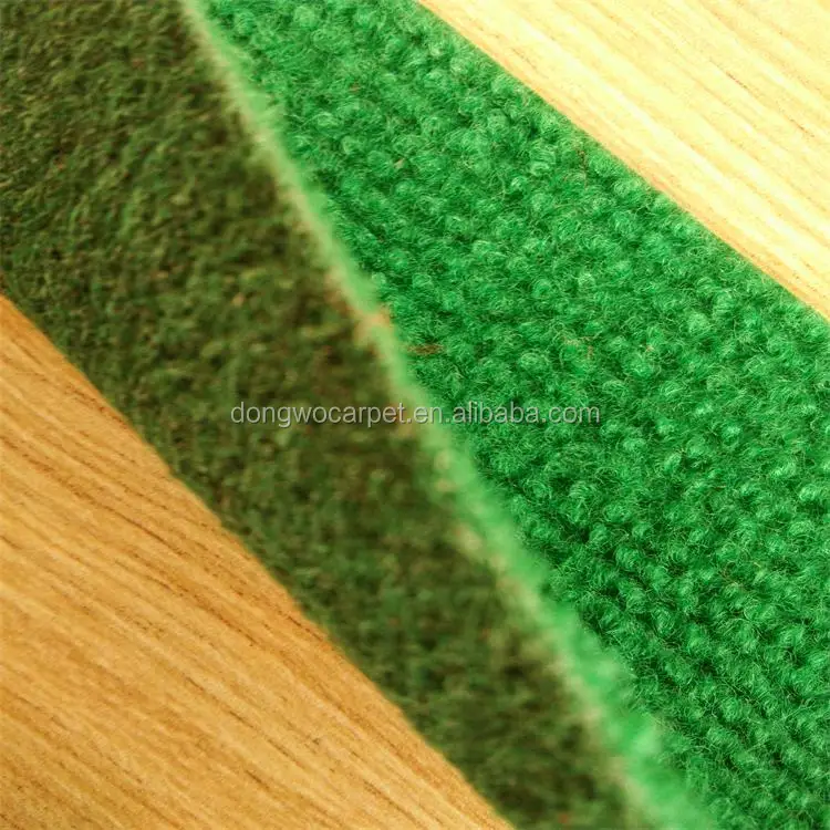 Non woven needle punch plain ribbed exhibition carpet cheap best price