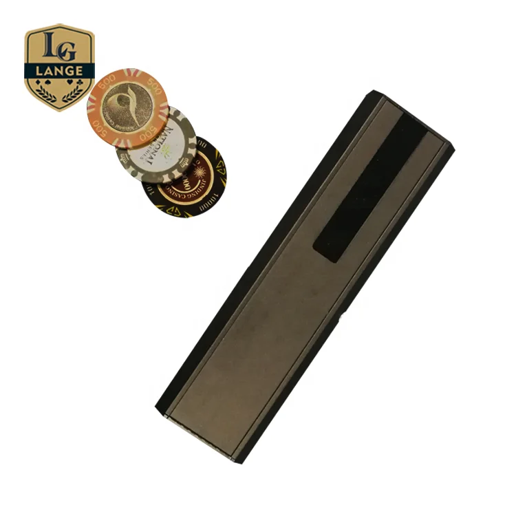 UV Light Casino Chip Counterfeit Money Detector Machine Poker Chips Scanner