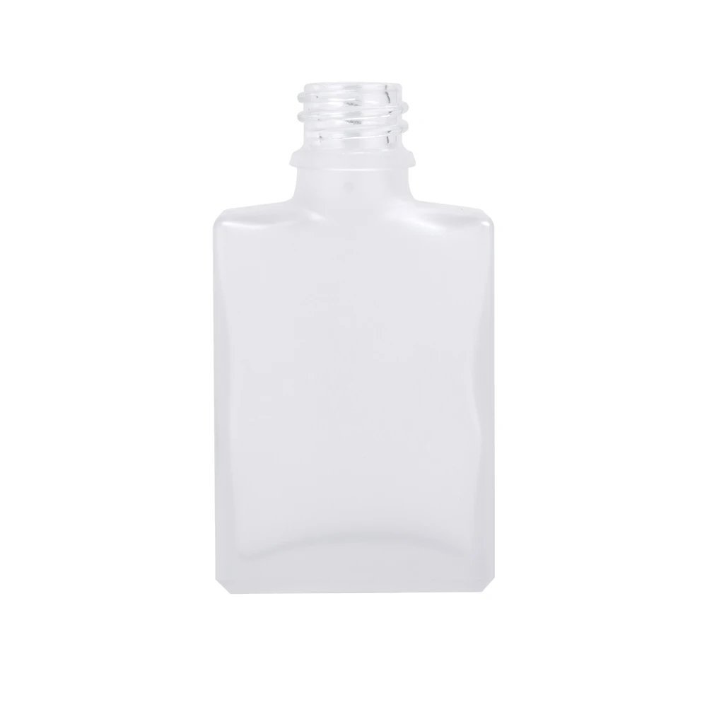 30ml Square Glass Cosmetic Bottle With Dropper and Bamboo Cap Wholesale Bamboo Dropper Bottle Biodegradable Cosmetic Bottle