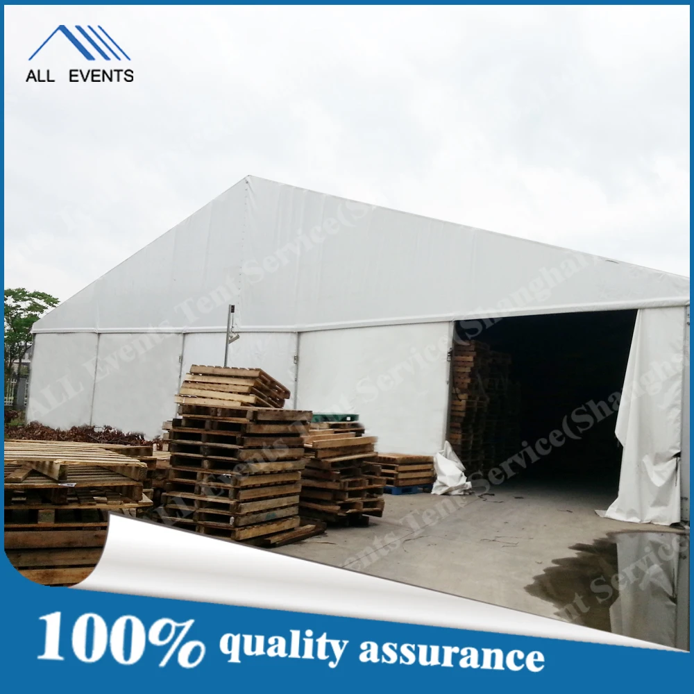 
25m Aluminum Structure Pvc Cover Assembled Event Tent for Warehouse/car storage tent 