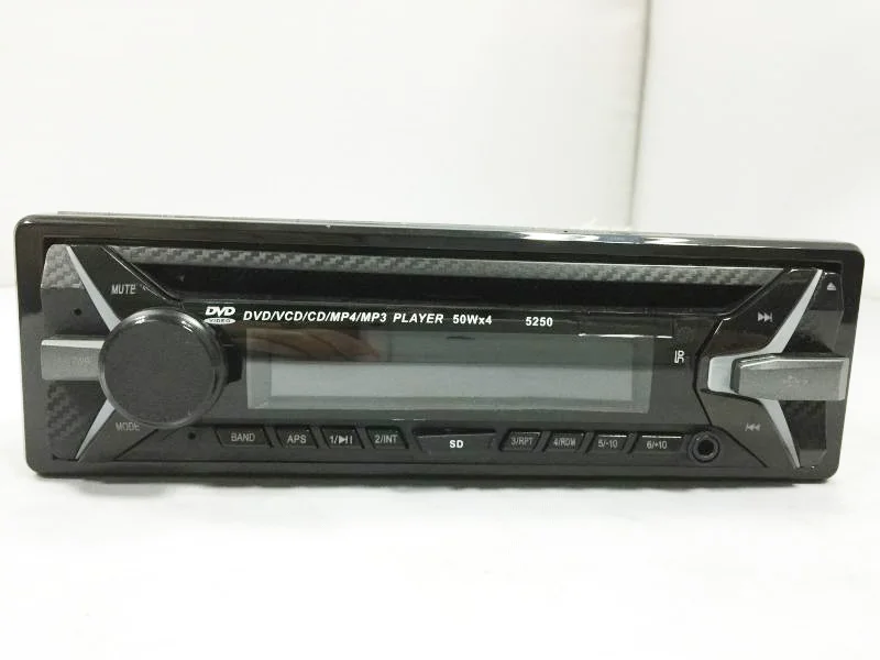 cheap car stereo / one din car music player mp3 FM USB SD MMC card player fix panel blue led