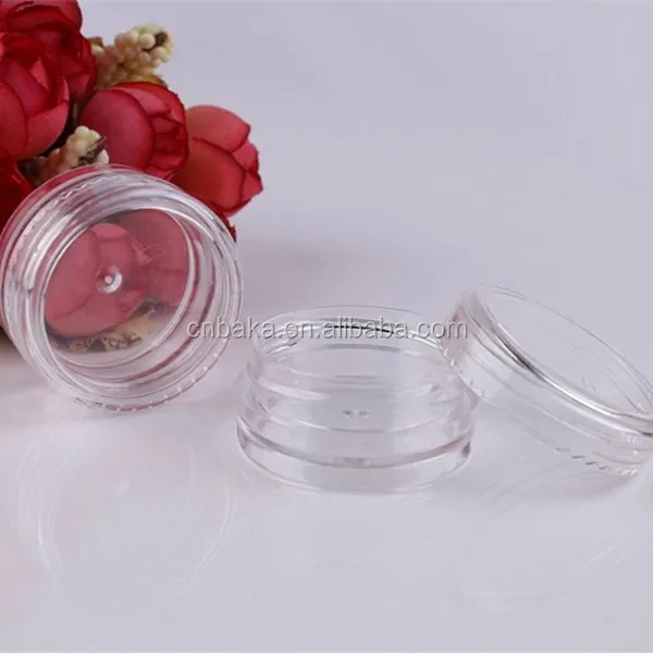 3 г, 5 г, круглая прозрачная банка, пустой косметический горшок, дорожный контейнер для образцов крема