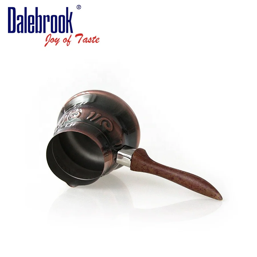 
Dalebrook Turkish Arabic Greek Cezve Ibrik Coffee Warmer Induction Tea Milk Brass Stainless Steel Coffee Pot Cookware Set 