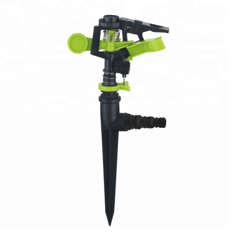 
Full Circle Adjustable Plastic Head Mobile Rotary Impluse Sprinkler Irrigation System Lawn Sprinkler 